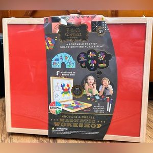 Brand New FAO Schwarz Magnetic Puzzle Workshop, Fun STEM toys
